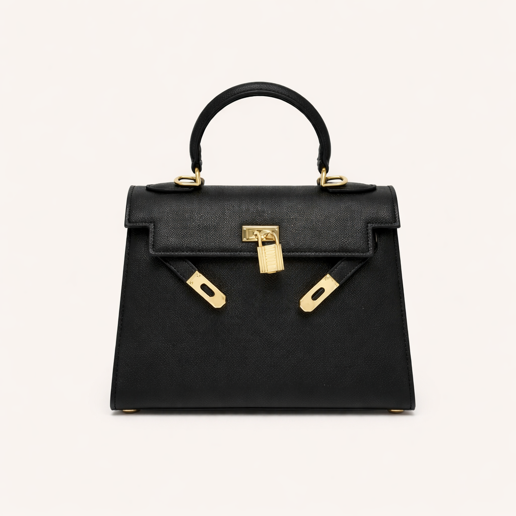 Élise Top Handle Bag Black