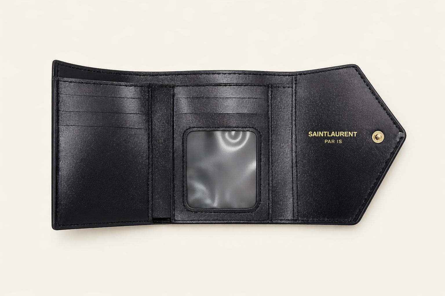 Billetera YSL compacta