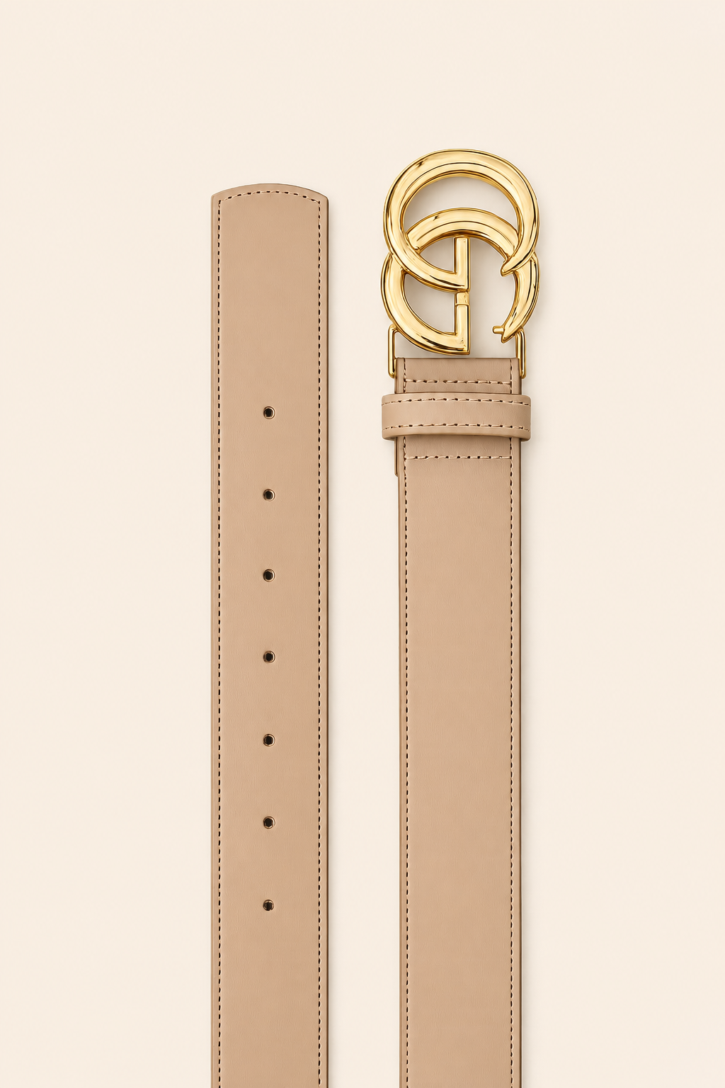 Cinturón Beige